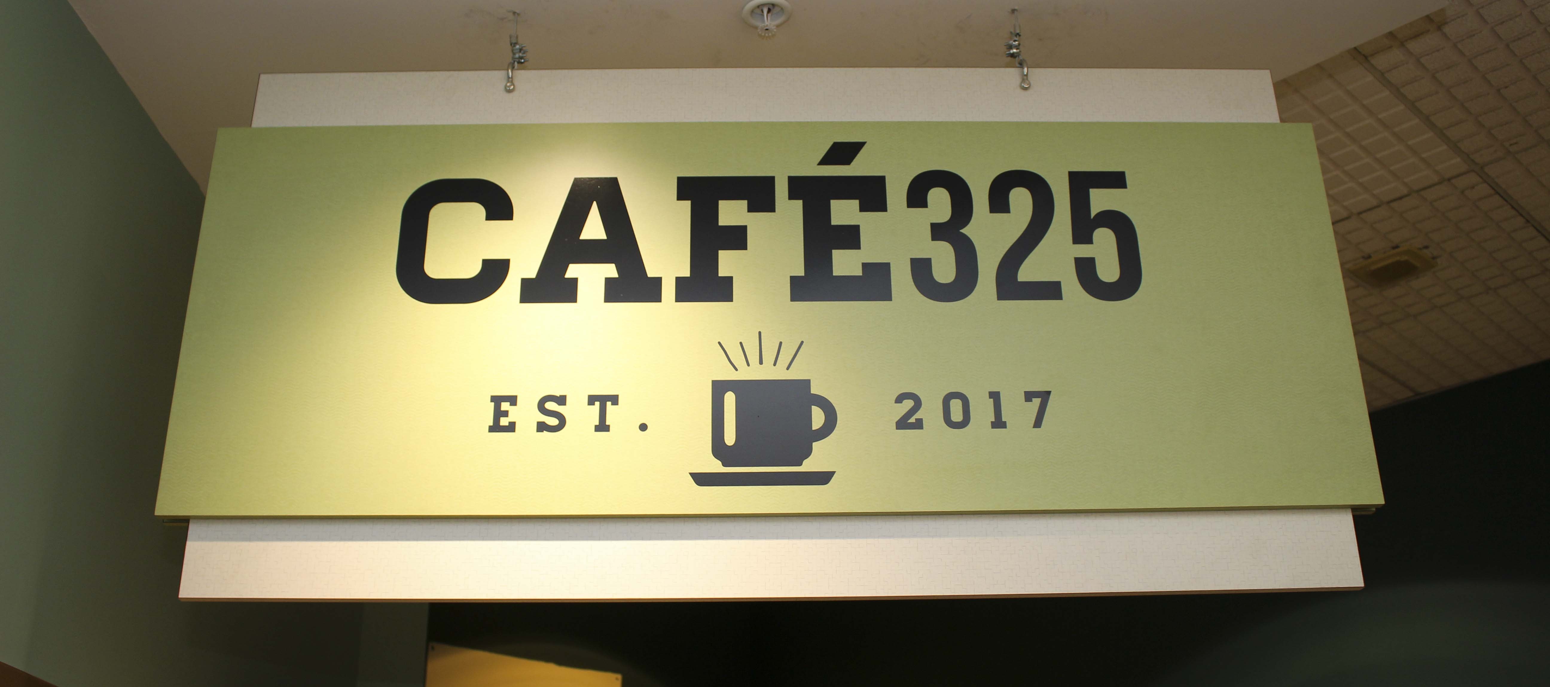 Cafe 325 sign